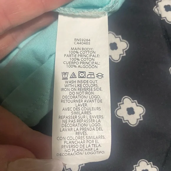 🔥2/$10 The Childrens Place Teal Blue with Dinosaurs Long sleeve Tee- size 4t - Picture 4 of 5